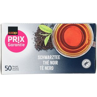 Thé noir en sachet