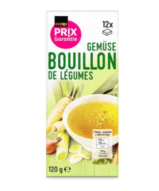 Bouillon de légumes en cubes, 12 pièces