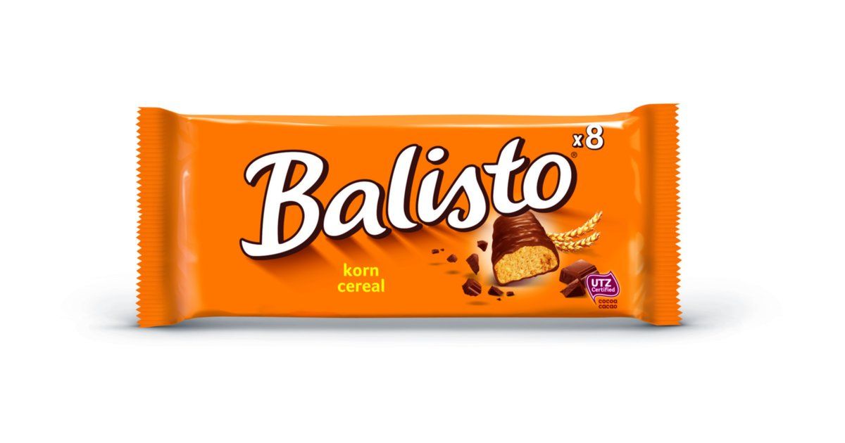 Balisto Barres de céréales enrobées de chocolat 8 pièces 148g