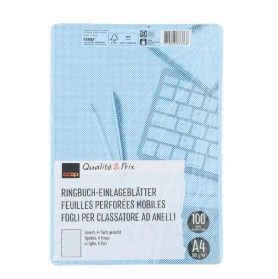 Feuilles à anneaux A4 lignées
