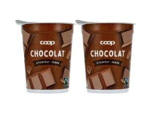 Fairtrade Yogourts au chocolat 2x180g