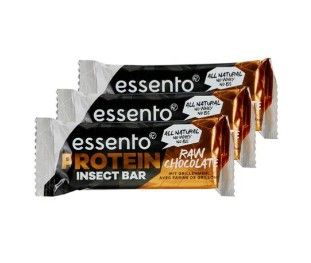 Essento Barre d&#39;insectes au chocolat cru 3x 35g