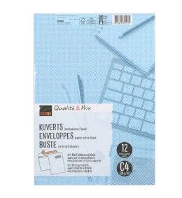 Enveloppes avec fenêtre à droite C4 FSC 12 pièces