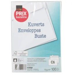 Enveloppes C6 100 pièces