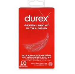 Durex Préservatifs Gefühlsecht Ultra –10 pièces 10 pièces
