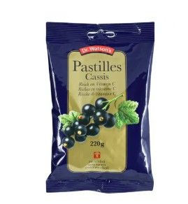 Pastilles au cassis Dr. Watson&#39;s 220g