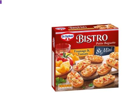 Dr. Oetker Mini baguettes au fromage Bistro surgelées 8 pièces 240g