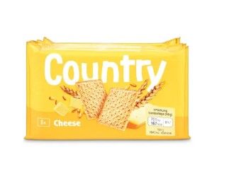Country Crackers au fromage 228g