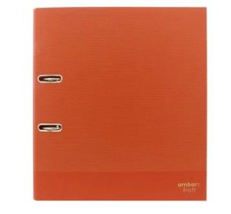 Ambar série Kraft FSC recyclé - classeur rouge A4 - dos de 7cm - 2 anneaux avec levier