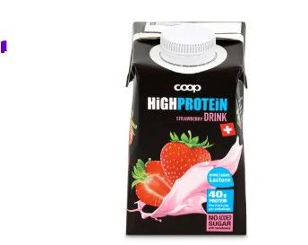 Lait protéiné à la fraise 500ml