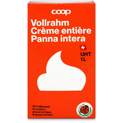 crème entière UHT 1l