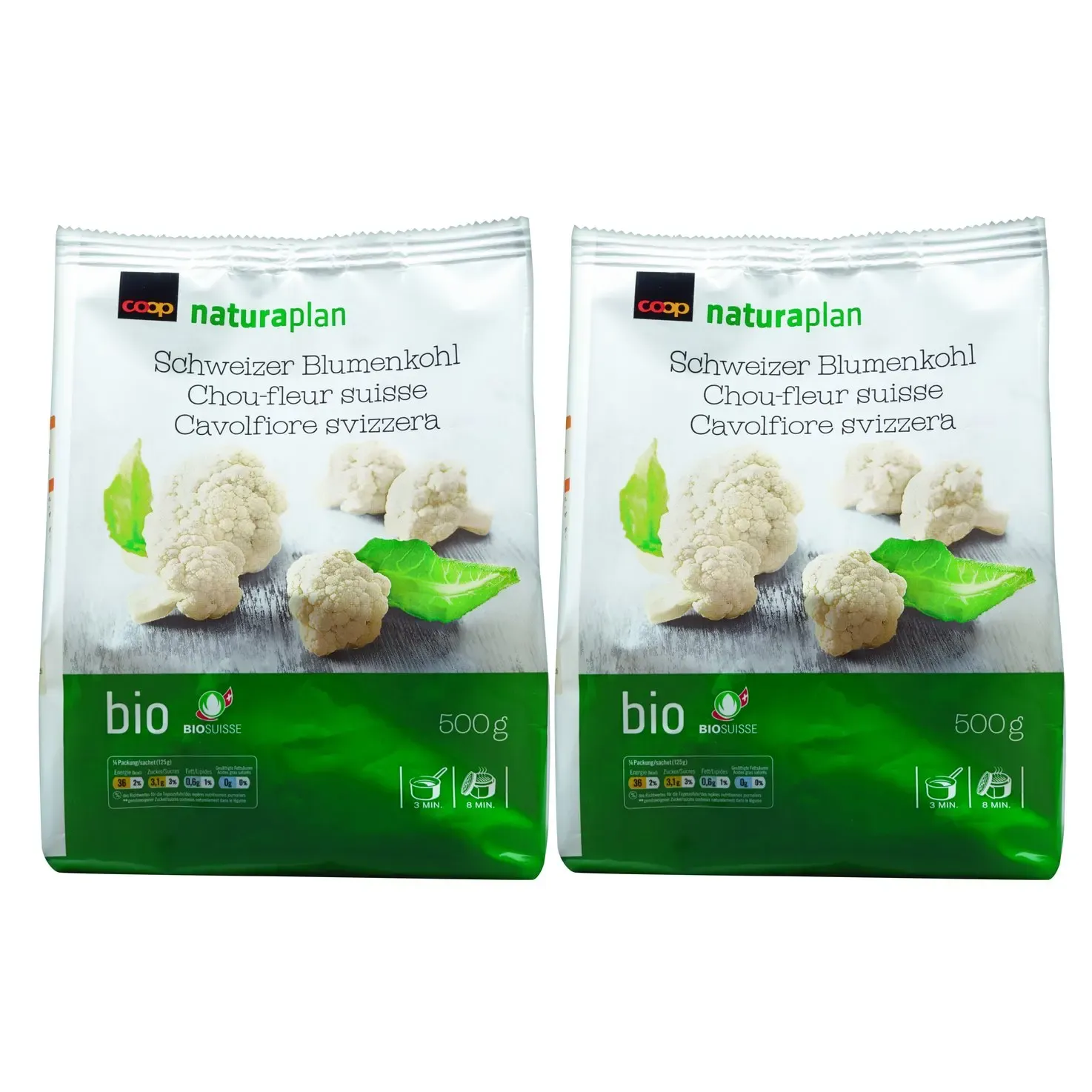 Bio Chou-fleur 2x500g