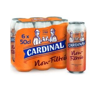 Cardinal Bières non filtrées 6x50cl