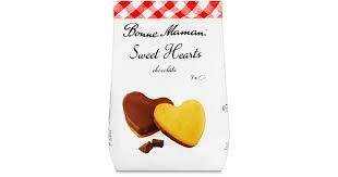 Biscuits Bonne Maman Tendres cœurs Chocolat 175g