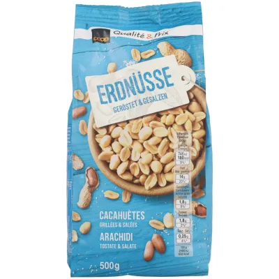 Cacahuétes grillées &amp; salées 500g
