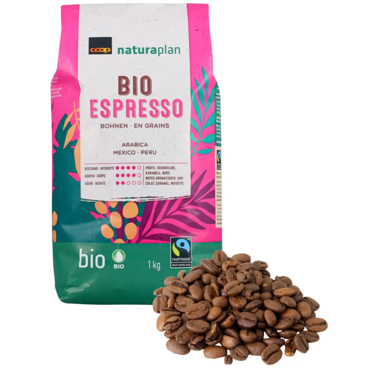 Café en grains bio Fairtrade Espresso