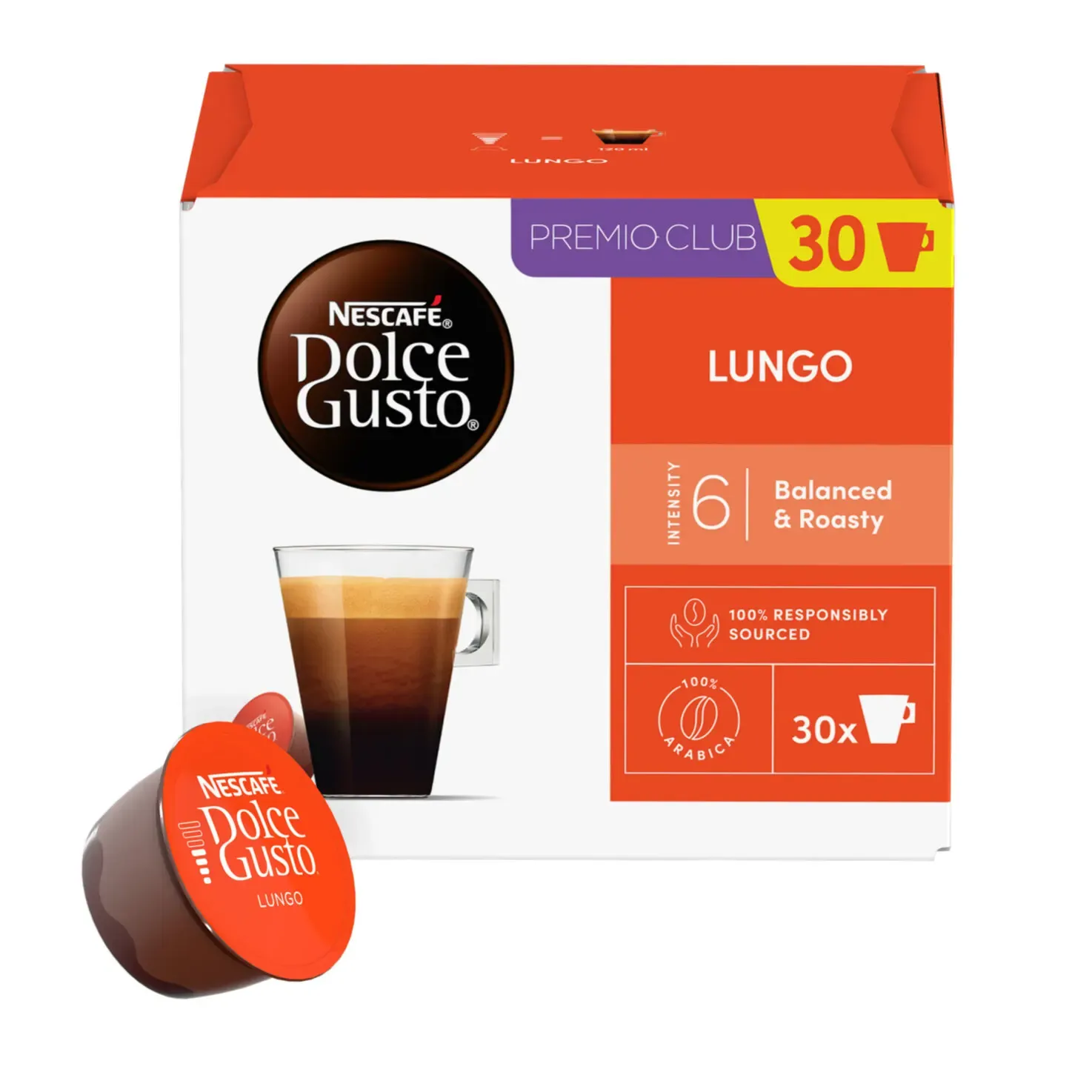 Café Nescafé Dolce Gusto Caffè lungo 30 capsules