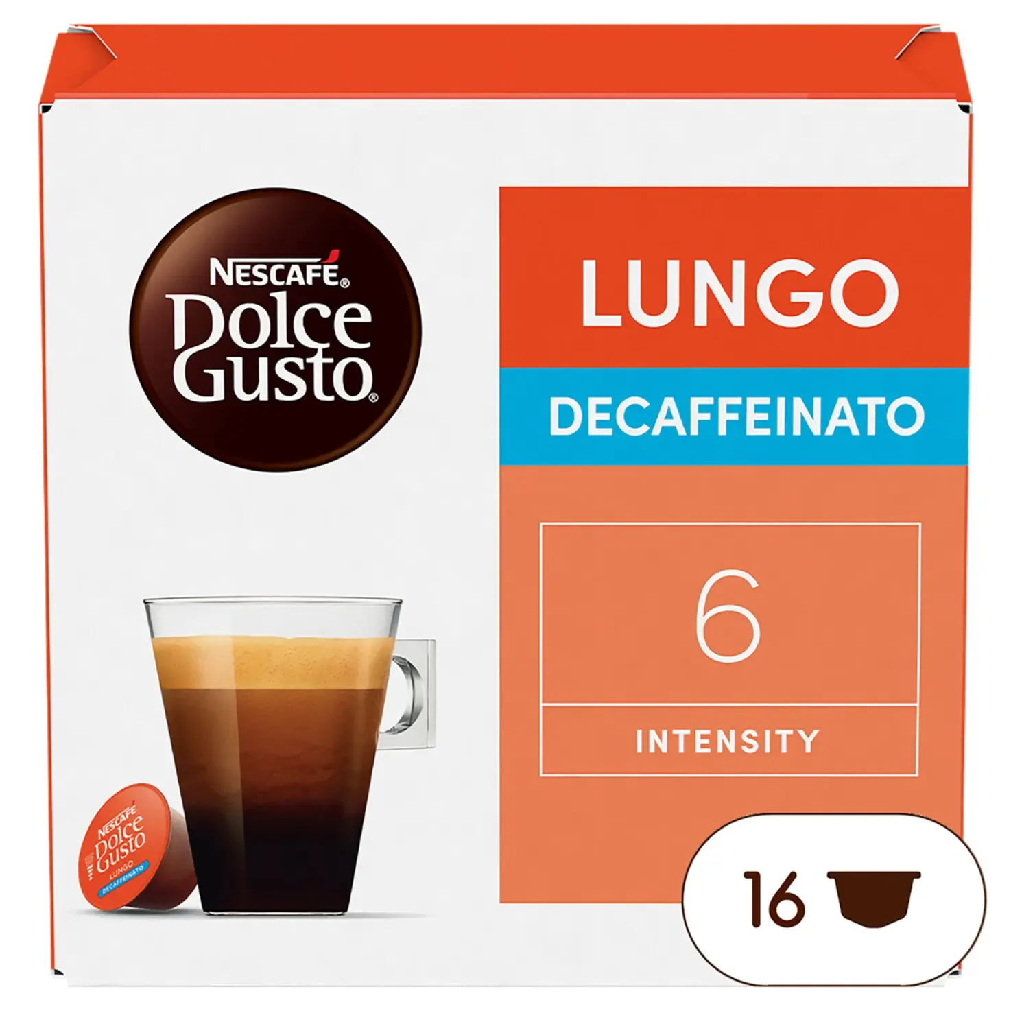 Nescafé Dolce Gusto Lungo Decaf 16 capsules