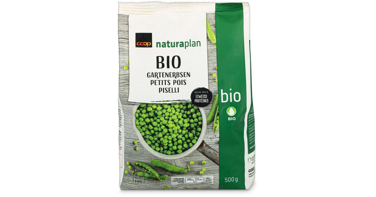 Petits pois bio 500g