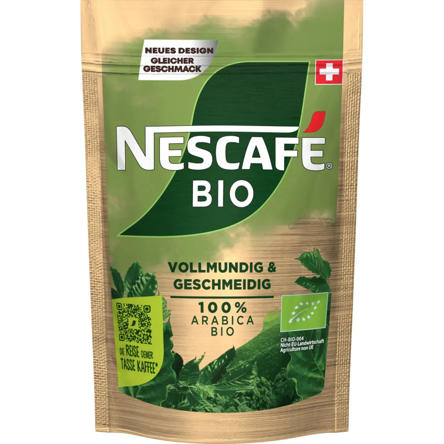 Nescafé Gold Bio café soluble sachet 180g