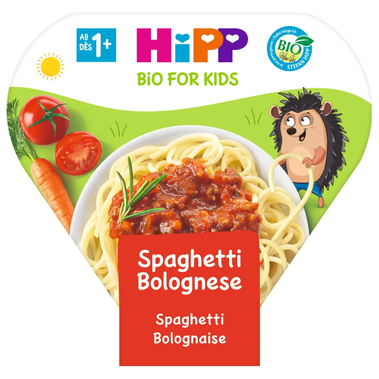 Hipp Organic Spaghetti Bolognese Kid Menu 12 Months+