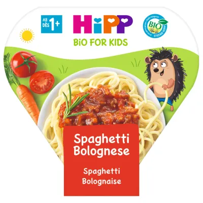 Hipp Organic Spaghetti Bolognese Kid Menu 12 Months+
