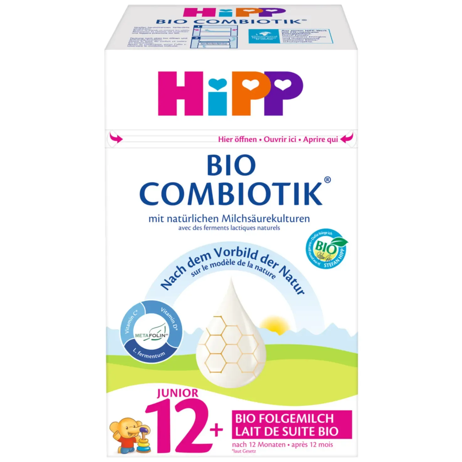 Lait de suite bio Hipp Combiotic 12m+  600g
