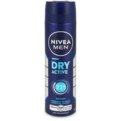 Nivea Deo Spray Dry Active Male 150ml