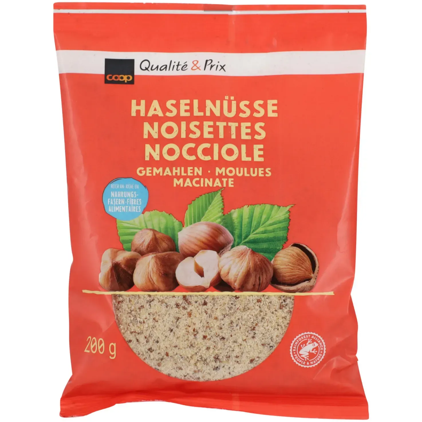 Noisettes moulues 200g