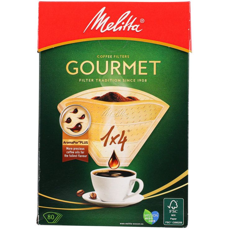 Melitta Papier-filtre pour café 1x4 40 pièces