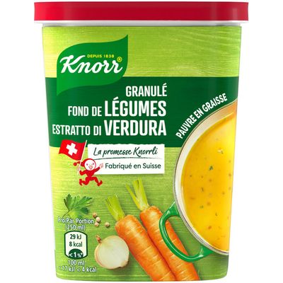 Fond de légumes Knorr pauvre en graisse 250g
