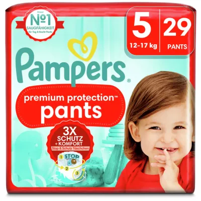 Pants Pampers Premium protection taille 5 12-17kg 29 pièces