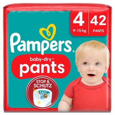Pants Pampers Baby-dry taille 4 9-15kg 42 pièces