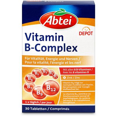 Abtei Vitamines B-complex 30 pièces