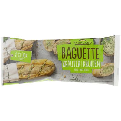 Baguettes précuites Fines herbes-Ail 2x175g