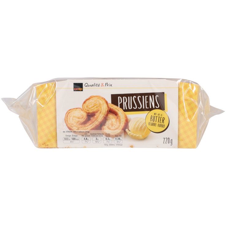 Prussiens au beurre 220g