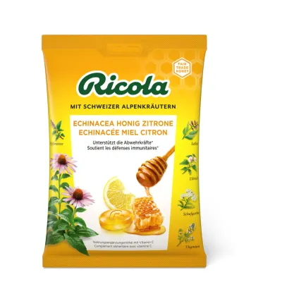 Ricola Pastilles à l&#39;échinacée, miel &amp; citron 75g
