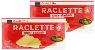 Raclette en tranches nature 2x440g