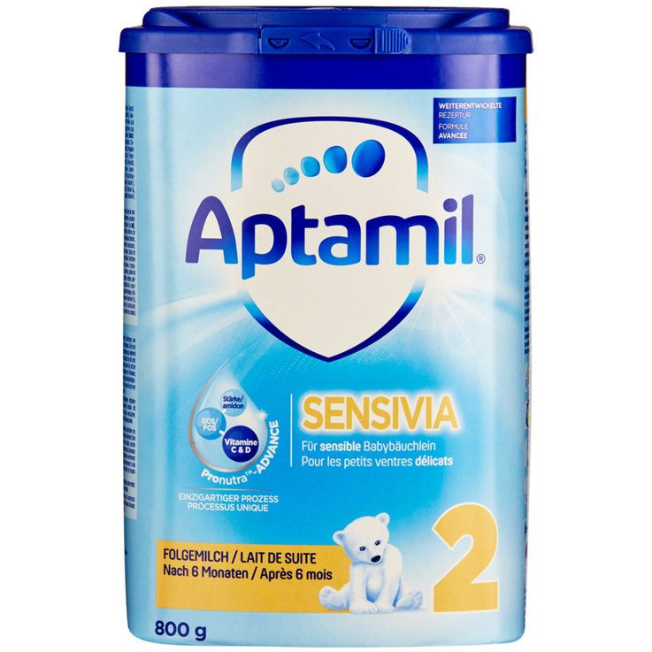 Lait de suite 2 Aptamil Sensivia 6m+ 800g