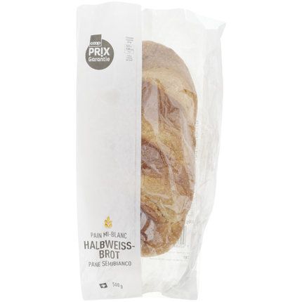 Pain mi-blanc 500g