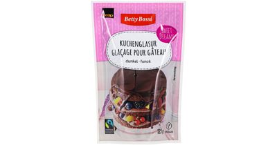 Betty Bossi Fairtrade Glaçage foncé 125g