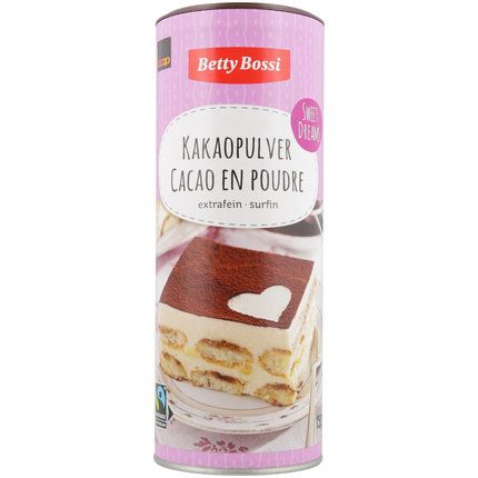 Betty Bossi Fairtrade Poudre de cacao surfin 150g