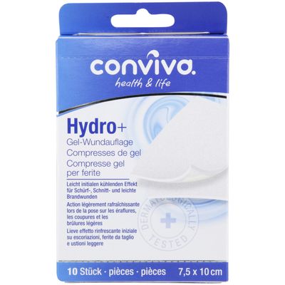 Compresses de gel conviva Hydro+ 10 pièces