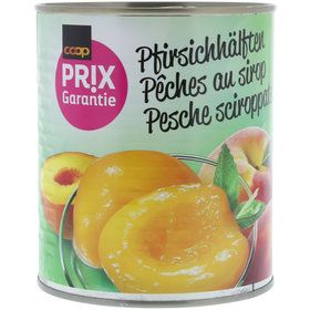 Pêches au sirop  470g