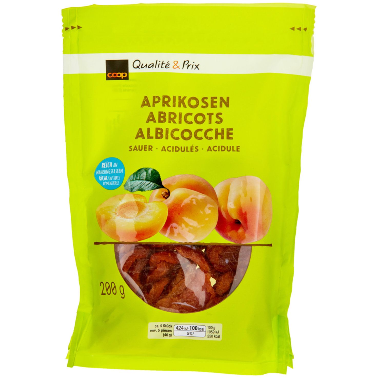 Abricots secs acidulés 200g