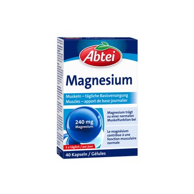 Abtei Capsules de magnésium 40 unités