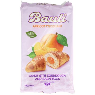 Bauli Croissants aux abricots 6 pièces 300g