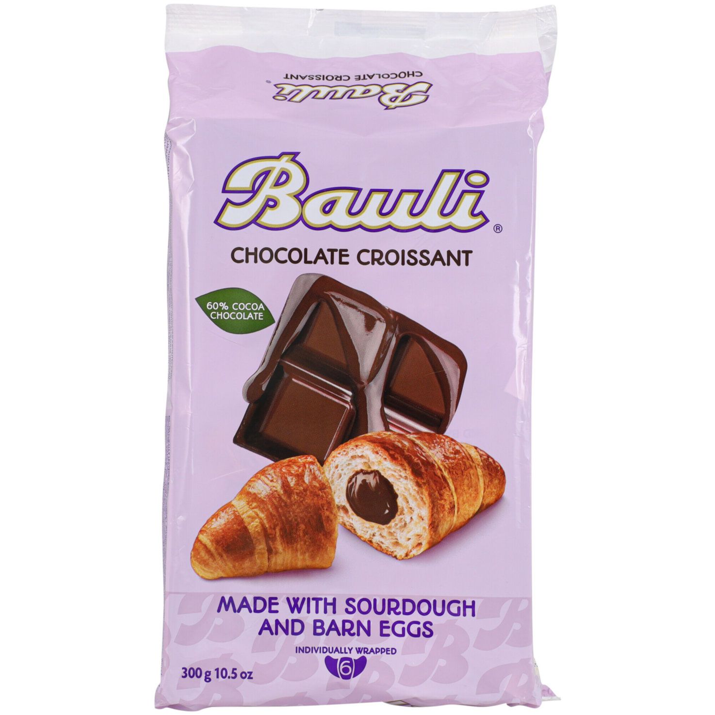 Bauli Croissants au chocolate 6 pièces 300g