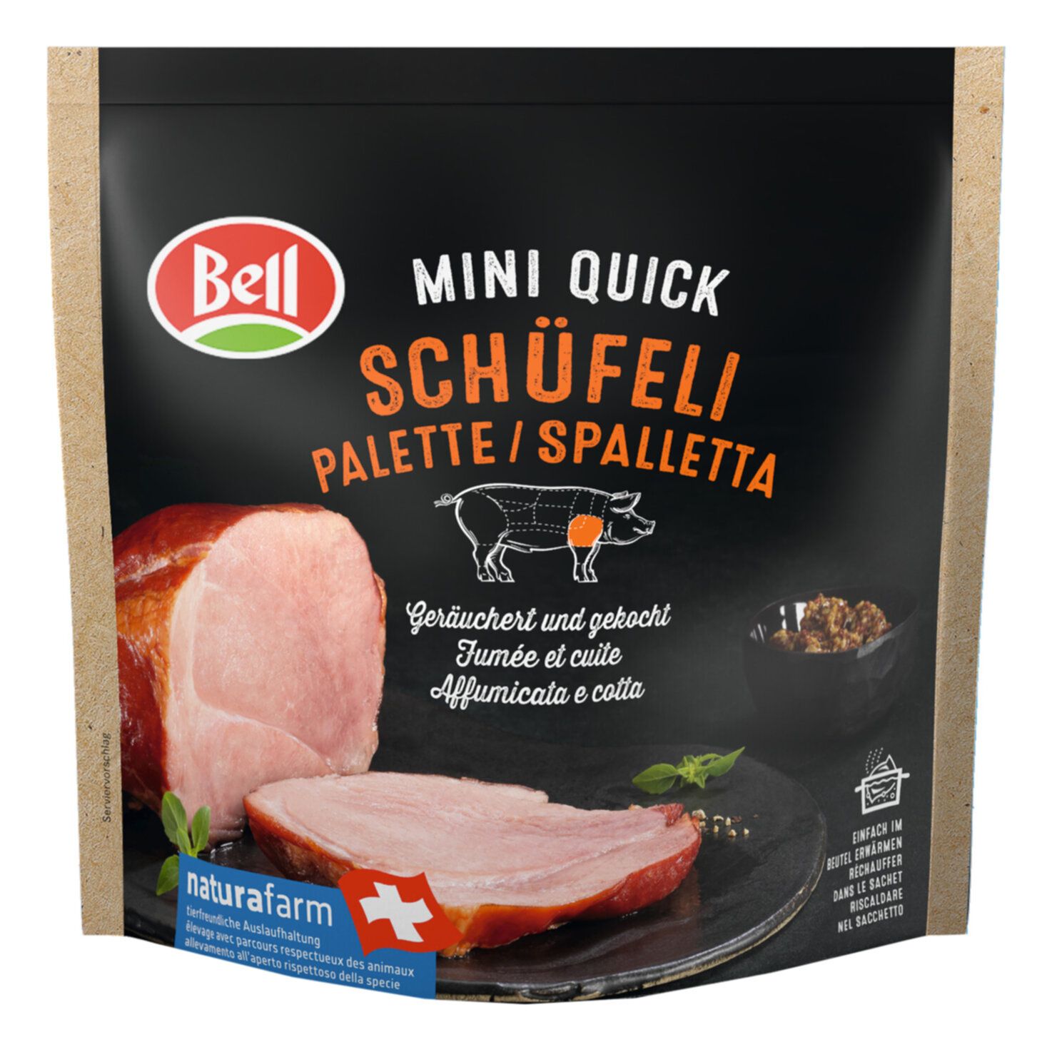 Bell Naturafarm Mini palette de jambon Quick env. 385g