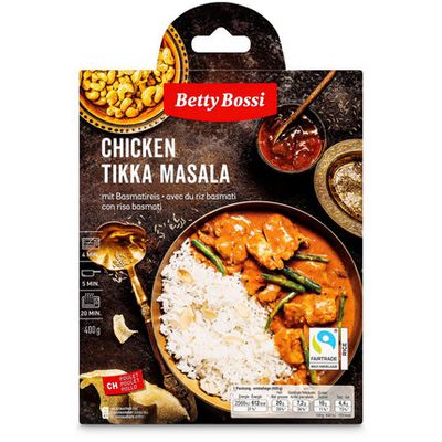 Betty Bossi Fairtrade Poulet tikka masala 400g